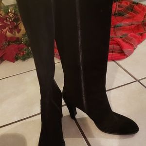 Stewart Weitzman to the knee, suede heeled boots